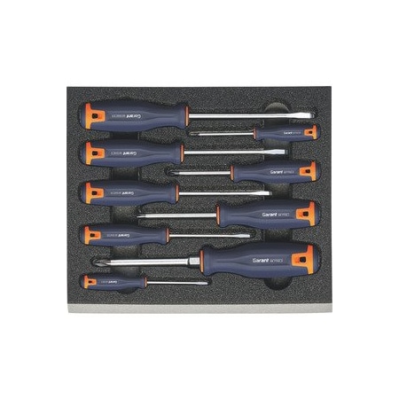 Garant Screwdriver set in Heavy Duty Foam, 9 Pc 953392 9